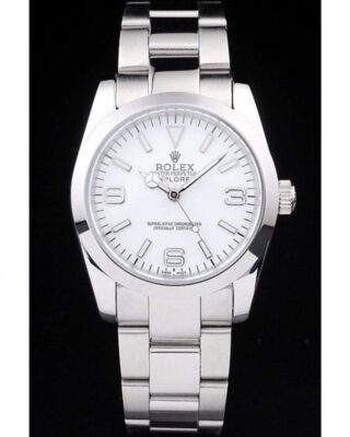 Explorer Silver Dial 98086 Perspective View