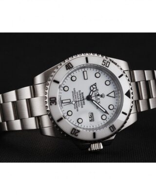Submariner White Dial 1453863 Angle Detail