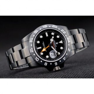 Superclone Explorer Black Dial 98239 Close-Up Focus