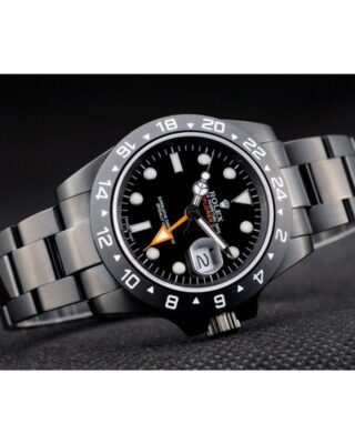 Superclone Explorer Black Dial 98239 Close-Up Focus