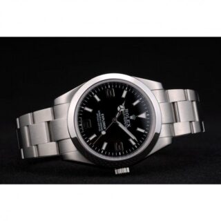 Superclone Explorer Black Dial 42002 Close-Up Focus