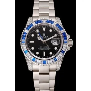 Superclone GMT-Master II Black Dial 1453747 Perspective View