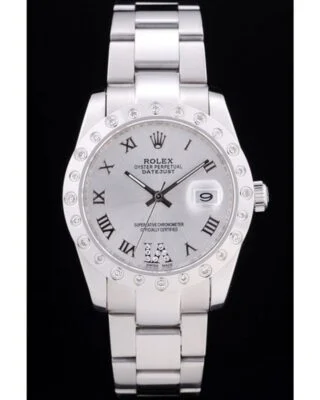 Datejust Silver Dial 7468 Perspective View