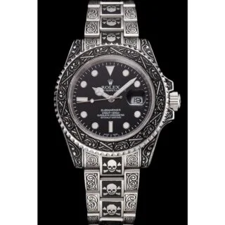 Superclone Submariner Black Dial 1454090 Perspective View