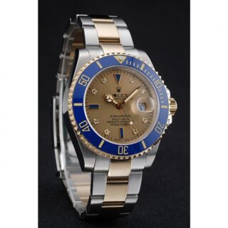 Submariner Gold Dial rl55 Angle Detail