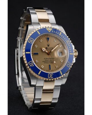 Submariner Gold Dial rl55 Angle Detail