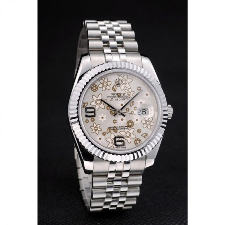 Datejust Silver Dial 41983 Angle Detail
