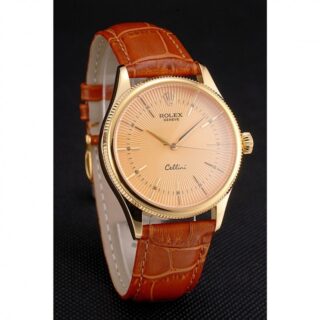 Superclone Cellini Gold Dial REP016808 Angle Detail