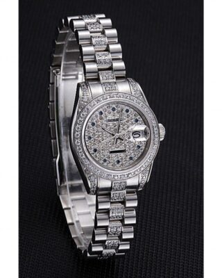 Superclone Datejust Silver Dial 622021 Perspective View