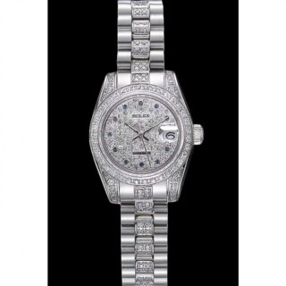 Superclone Datejust Silver Dial 622021 Angle Detail