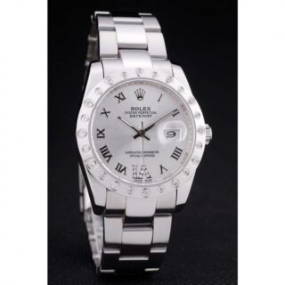 Datejust Silver Dial 7468 Angle Detail