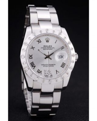 Datejust Silver Dial 7468 Angle Detail