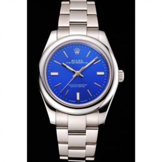 Oyster Perpetual Date Blue Dial REP016835 Perspective View