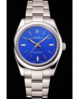 Oyster Perpetual Date Blue Dial REP016835 Perspective View