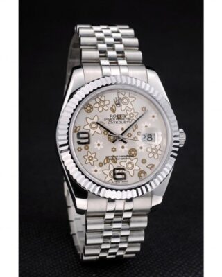 Superclone Datejust Silver Dial 42001 Angle Detail