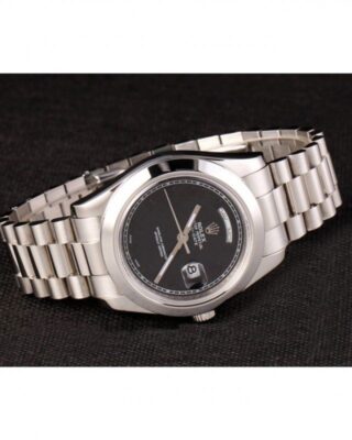 Superclone Day-Date Black Dial 80294 Design Element
