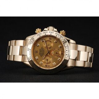 Daytona Gold Dial 1454245 Close-Up Focus