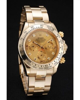 Daytona Gold Dial 1454245 Angle Detail
