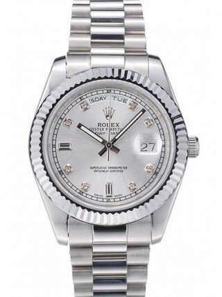 Superclone Day-Date Silver Dial 41995