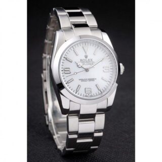 Explorer Silver Dial 98086 Angle Detail