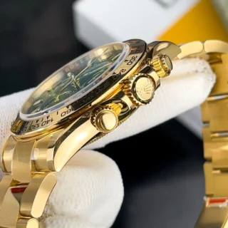 Daytona John Mayer Green Dial gold Bezel Oyster Bracelet
