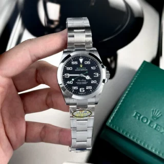 Air King Black Dial Oyster Bracelet