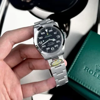 Air King Black Dial Oyster Bracelet