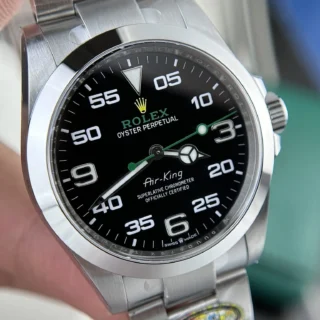 Air King Black Dial Oyster Bracelet