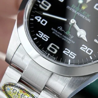 Air King Black Dial Oyster Bracelet