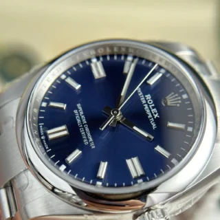 Oyster Perpetual blues Dial Oyster Bracelet