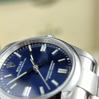 Oyster Perpetual blues Dial Oyster Bracelet