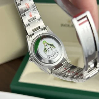 Oyster Perpetual blues Dial Oyster Bracelet