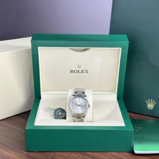 Oyster Perpetual silver Dial Oyster Bracelet