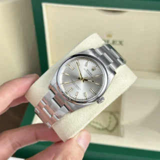 Oyster Perpetual silver Dial Oyster Bracelet
