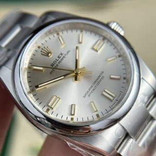 Oyster Perpetual silver Dial Oyster Bracelet