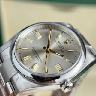 Oyster Perpetual silver Dial Oyster Bracelet