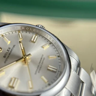 Oyster Perpetual silver Dial Oyster Bracelet