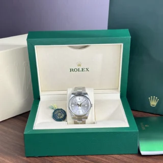 Oyster Perpetual Silver Dial Oyster Bracelet