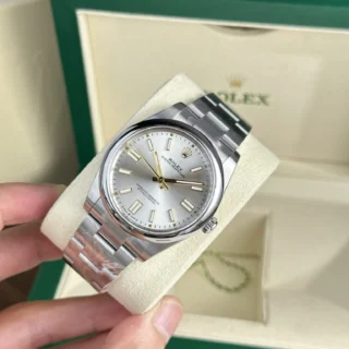 Oyster Perpetual Silver Dial Oyster Bracelet