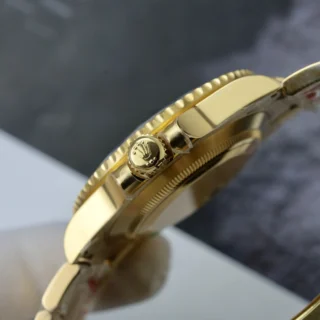Submariner Blue Dial Blue Bezel Gold Oyster Brcelet
