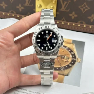 Explorer Black Dial Steel Bezel Oyster Bracelet