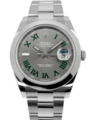 Superclone Datejust Rhodium Dial 126300 "Wimbledon" Oyster