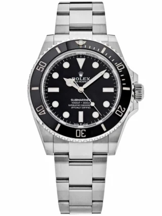 Replica Rolex Submariner Black Dial 124060 No-Date