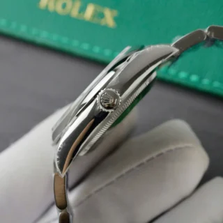 Oyster Perpetual Yellow Dial Smooth Bezel Oyster Bracelet