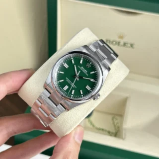 Oyster Perpetual Green Dial Oyster Bracelet