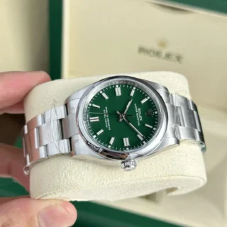 Oyster Perpetual Green Dial Oyster Bracelet