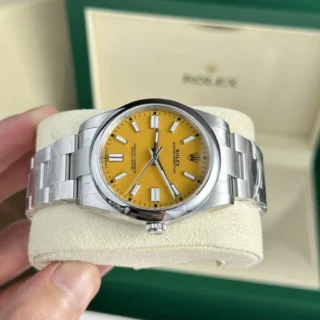 Oyster perpetual Yellow Dial Oyster Bracelet