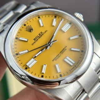 Oyster perpetual Yellow Dial Oyster Bracelet