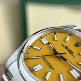 Oyster perpetual Yellow Dial Oyster Bracelet