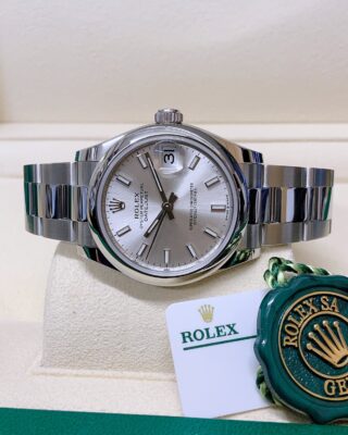 Superclone Datejust Silver Dial 278240 Close-Up Focus